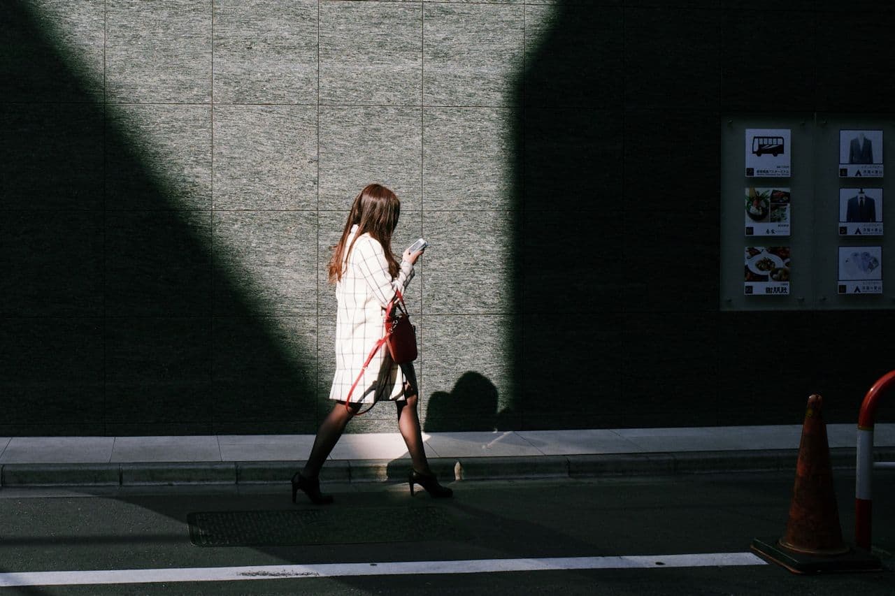woman walking